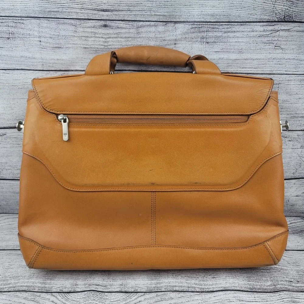 Tumi 2950 Formula T Coupe Slim Brief Case Top-loading Leather